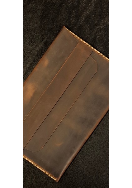 Macbook Çanta Taba Hakiki Deri El Yapımı Macbook M1 M2 M3 M4 Kılıf
