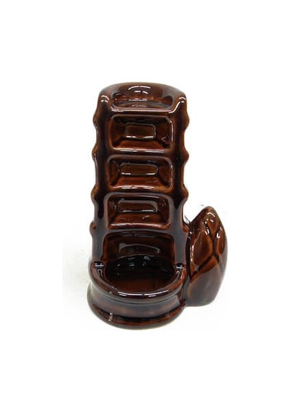 Seramik Geri Akış Buhurdanlık ve Tütsülük Bambu Modeli modelleri