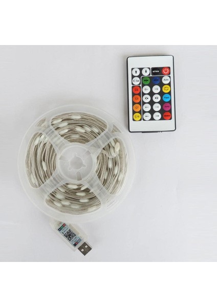 10 Metre Bluetooth Telefon Kontrollü Smart Şerit LED Sese Duyarlı Kumandalı LED Işık