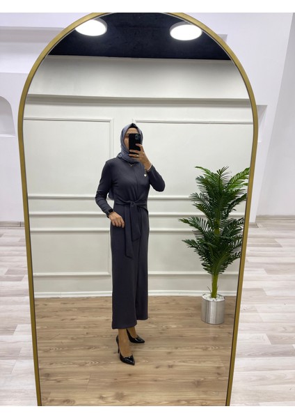 Osyho Bağcıklı Modal Elbise