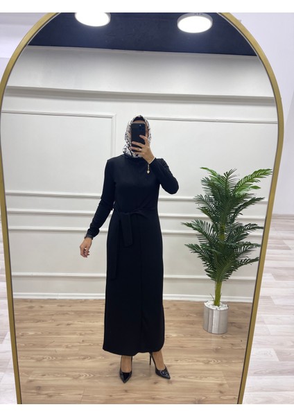 Bağcıklı Modal Elbise