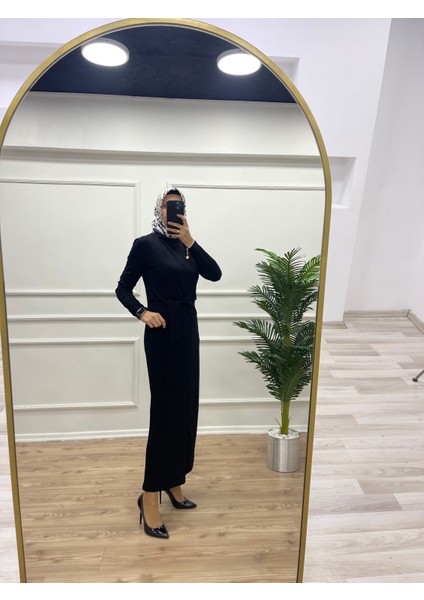 Bağcıklı Modal Elbise
