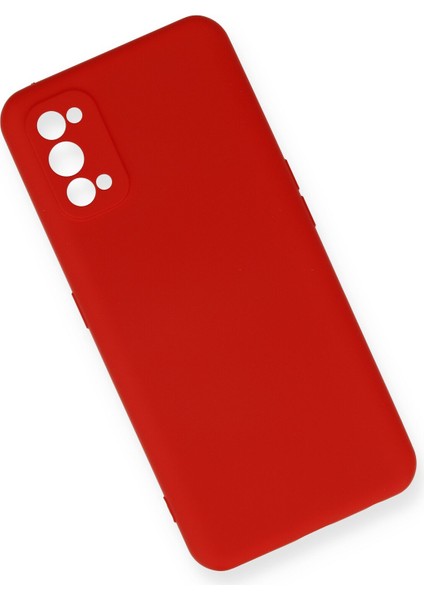 Realme 7 Pro Kılıf Silikon Kılıf Yumuşak Kılıf Içi Kadife Lansman - Kırmızı modelleri