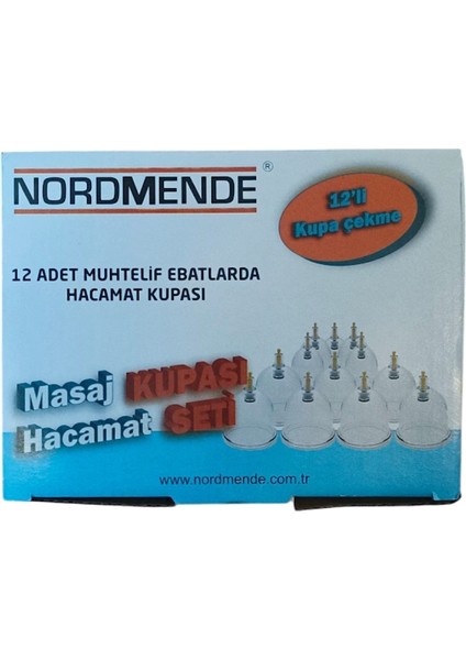 12 Li Hacamat Kupa Seti. 1 2 Parmak Pompa Hediye