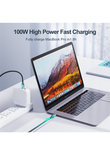 S-CC100A10 100W Type C-Type C 2m-Black fiyatları