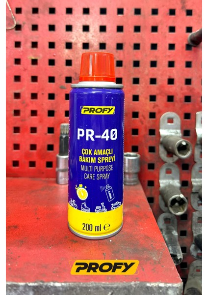 Pr-40 Çok Amaçlı Bakım Spreyi 200 ml - Çok Yönlü Kullanım, Hızlı ve Etkili Bakım Çözümü Wd-40