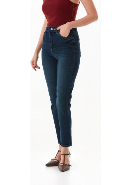 Yüksek Bel Mom Jean modelleri