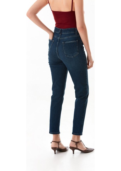 Yüksek Bel Mom Jean indirimleri