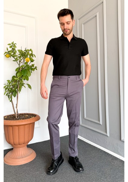 Erkek Klasik Gabardin Likralı Keten Pantolon indirimleri