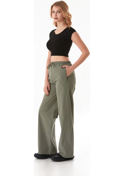Beli Lastikli Paraşüt Kumaş Pantolon