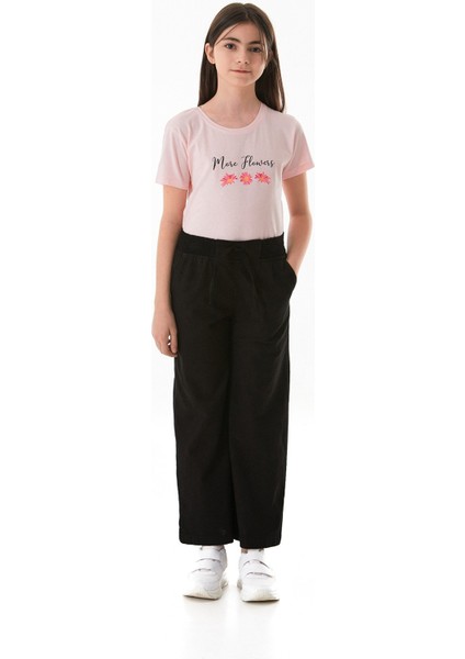 Beli Lastikli Kız Çocuk Palazzo Pantolon