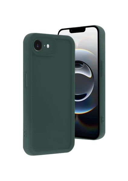 Apple Iphone 16E Uyumlu Kılıf Kamera Korumalı Kenarları Şişkin Yumuşak Dokulu Kaymaz Kapak