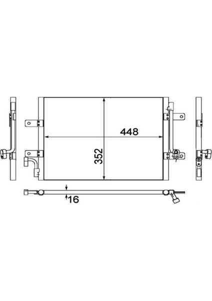 MGA-82200 - Klıma Radyatoru-(Fıat: Albea "1.3 Jtd" )