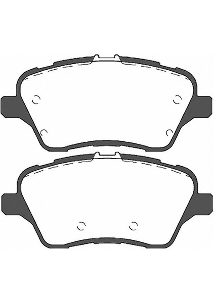 MGA-55598 - Ön Fren Disk Balata ( Ford : Courier 14- Fiesta 13- Bmax 12- )