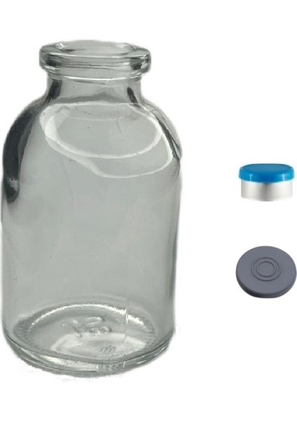 100 ml Penisilin Şişe Geçme Kapaklı, 24 Adet