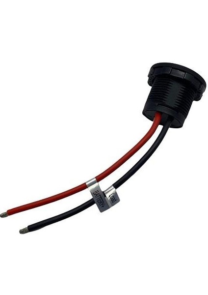 6V-33V DİJİTAL AMPERMETRE (KABLOLU) (26 MM)