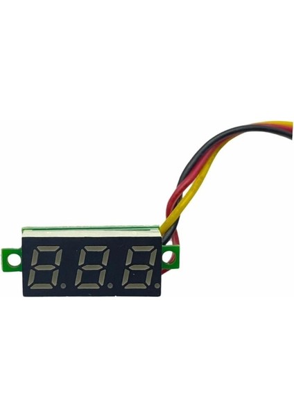 0V-30V Dijital Mini Voltmetre Çerçevesiz (Mavi)