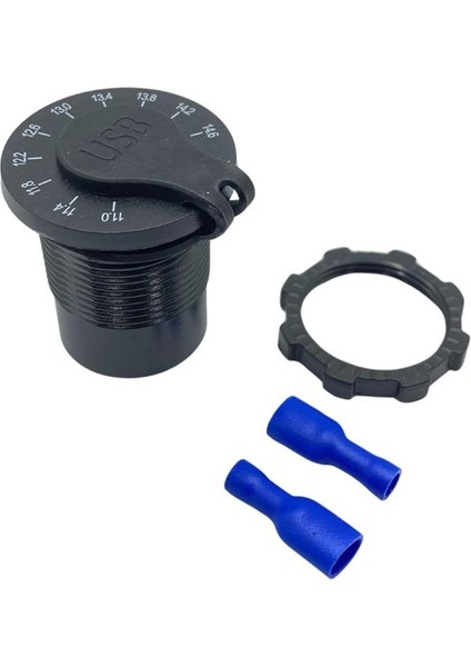 12V-24V DİJİTAL VOLTMETRE+ŞARJ CİHAZLI (USB X2) (3 A) (OFF-ON ANAHTARLIİ) (IŞIKLI) (28 MM) fiyatları