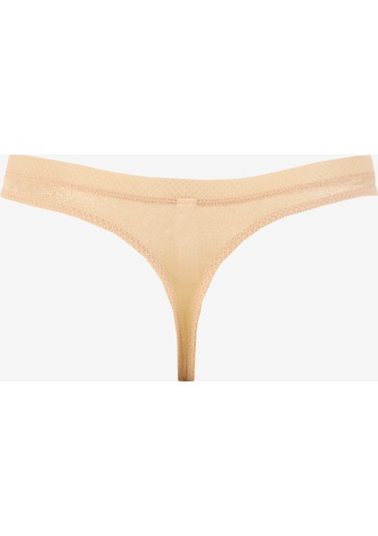 Bej Kadın String 6276