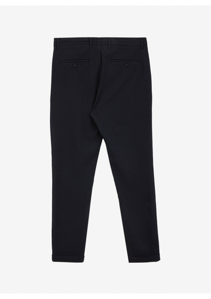 Bağlamalı Bel Duble Paça Lacivert Erkek Chino Pantolon F5SM-PNT 2464 fiyatları