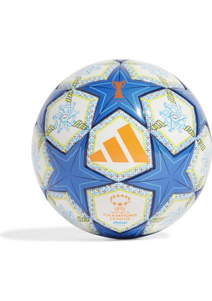 Futbol Topu JH1300 Mini UEFA Kadınlar Şampiyonlar Ligi Mavi Renkli Tasarım