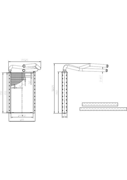 MGA-81182 - Kalorıfer Radyatoru Brazıng - (Kıa : Sorento 02-)