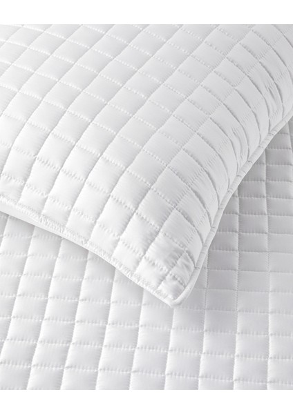 Splendor Saten Çift Kişilik Yatak Örtüsü Takımı 200X220 cm Beyaz modelleri
