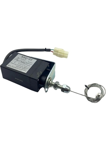 24V Stop Selenoidi Marin (Halatlı) (3 Fiş) Ters