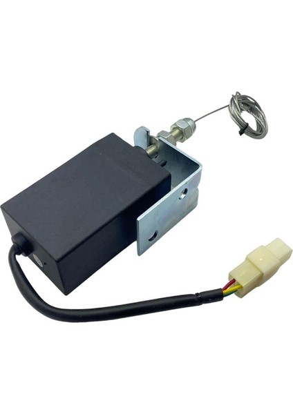 24V Stop Selenoidi Marin (Halatlı) (3 Fiş) Ters