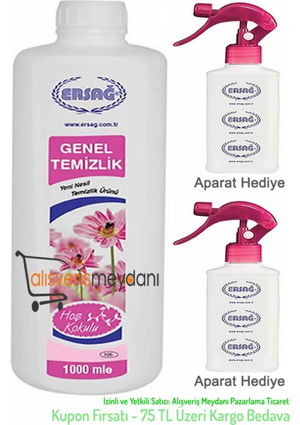 Genel Temizlik - 2 Adet Aparat Hediyeli - Faturalı - Yeni Tarihli - Orijinal