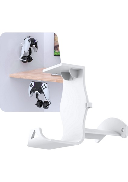 Kulaklık Için Stand Braketi Masa Altı Depolama Braketi Beyaz (Yurt Dışından) modelleri