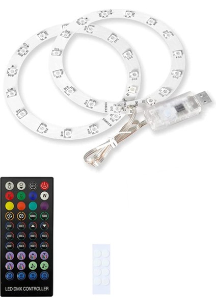 Rgb LED Işık Şeridi Ince Konsol Ir Uzaktan Kumandaappusb (Yurt Dışından)