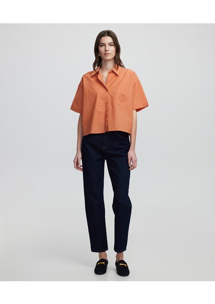 Monogram Nakışlı Gömlek IS1250025128019