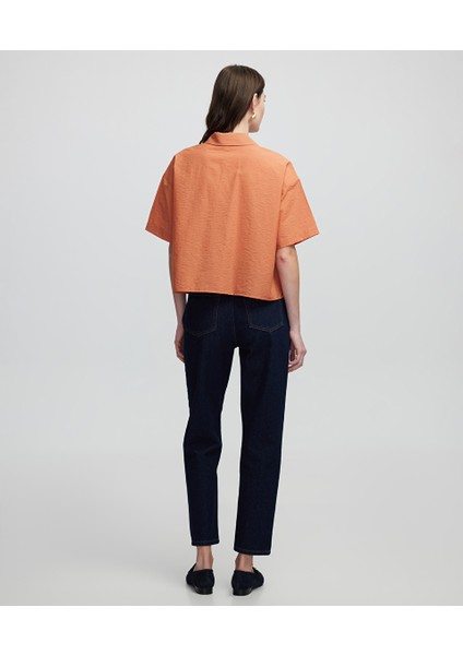 Monogram Nakışlı Gömlek IS1250025128019 fırsatları