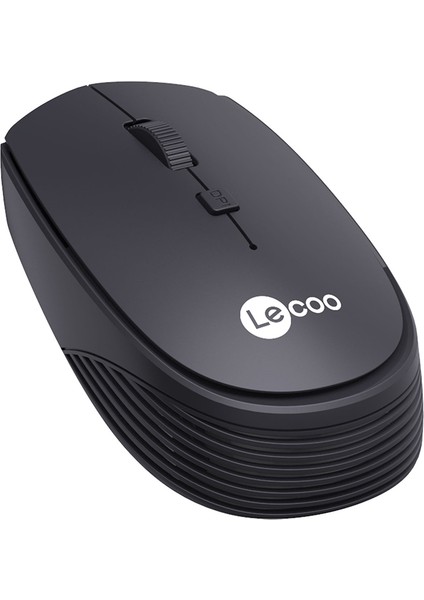 Lenovo Lecoo WS202 1600 Dpı 4 Tuşlu Siyah Kablosuz Mouse (4886)