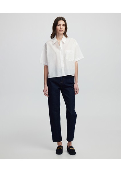 Monogram Nakışlı Gömlek IS1250025128018