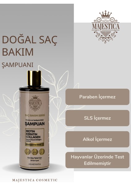 (Tuzsuz) Biotin Keratin Collagen Şampuan 400ML, Onarıcı ve Yenileyici Etki modelleri