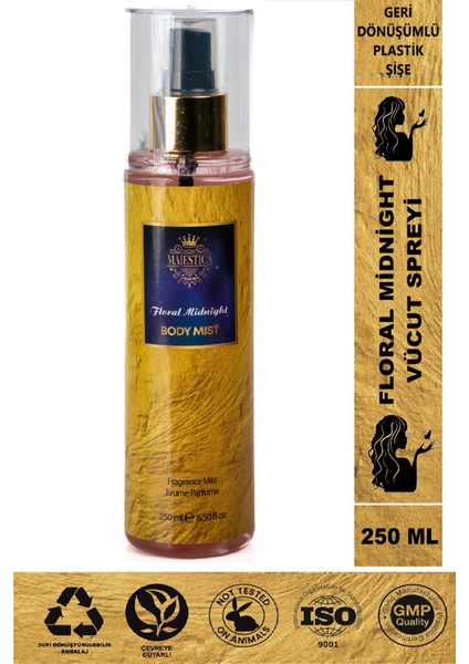 Floral Midnight Vücut Spreyi 250 Ml, Dişil Enerji