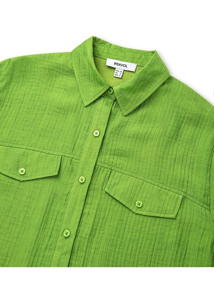 Dokulu Gömlek IS1250025129070 indirimleri