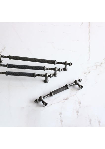 Mobilya Mutfak Çekmece Dolap Dolabı Kulpları Eskitme Antik Gümüş Metal 160 mm fırsatları