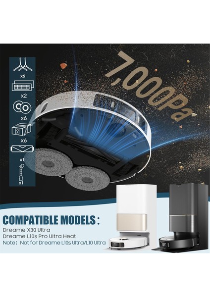 L10S Pro Ultra Heat Robot Süpürge Aksesuarları (Yurt Dışından) modelleri