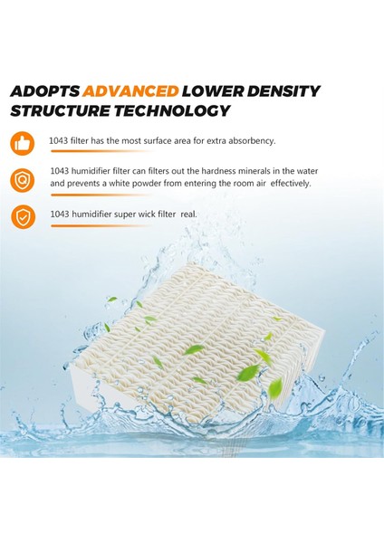 1043 Saver 800 8000 Serisi Nemlendiriciler Için Nemlendirici Fitil Filtreleri (Yurt Dışından) modelleri