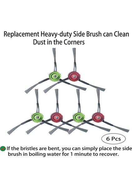 Ionvac Smartclean Kendiliğinden Boşalan Robot Süpürge Yan Fırçaları Için (Yurt Dışından)
