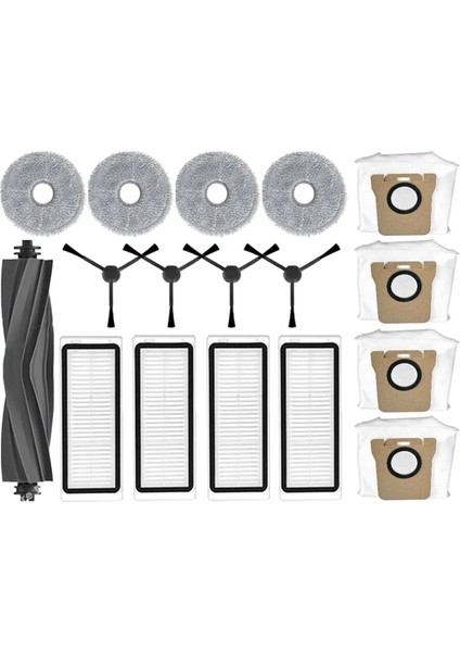 Aksesuarlar Ana Yan Fırça Hepa Filtre Paspas Toz Torbası (Yurt Dışından)