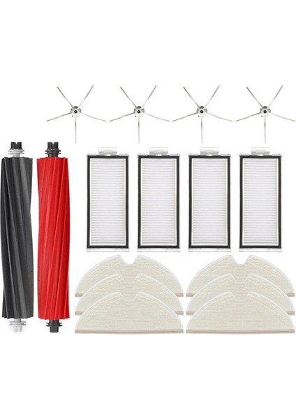 16 Adet Vakum Ana Yan Fırça Hepa Filtre Paspas Bezi-A (Yurt Dışından) indirimleri