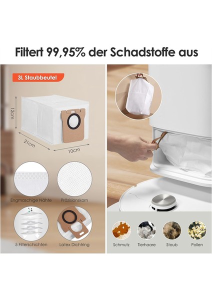 L10S ULTRAS10 Pro Robot Süpürge Ana Yan Fırça Filtre Paspas (Yurt Dışından) fırsatları