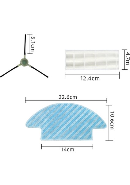 M210 M210S M210B Kazıyıcı Yan Fırça Hepa Filtre Paspas Bezi (Yurt Dışından) indirimleri