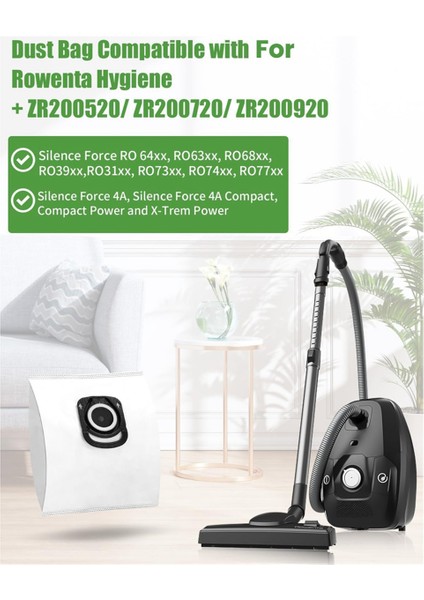 Elektrikli Süpürge Torbaları + ZR200520 ZR200720 ZR200920 (Yurt Dışından) modelleri