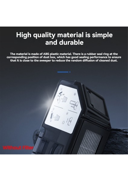 T50 Pro Robot Süpürge Aksesuarları Için Toz Kutusu (Yurt Dışından)