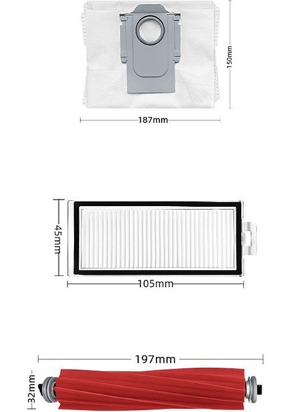 Max+ S7 T8 Hepa Filtre Mop Bezleri Kiti Için (Yurt Dışından) indirimleri